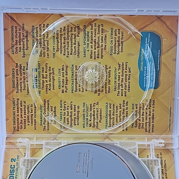 Spongebob Squarepants - Complete Second (2nd) Season DVD EUC - Picture 3 of 6